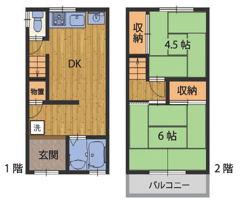 東大阪市大蓮東・連棟長屋