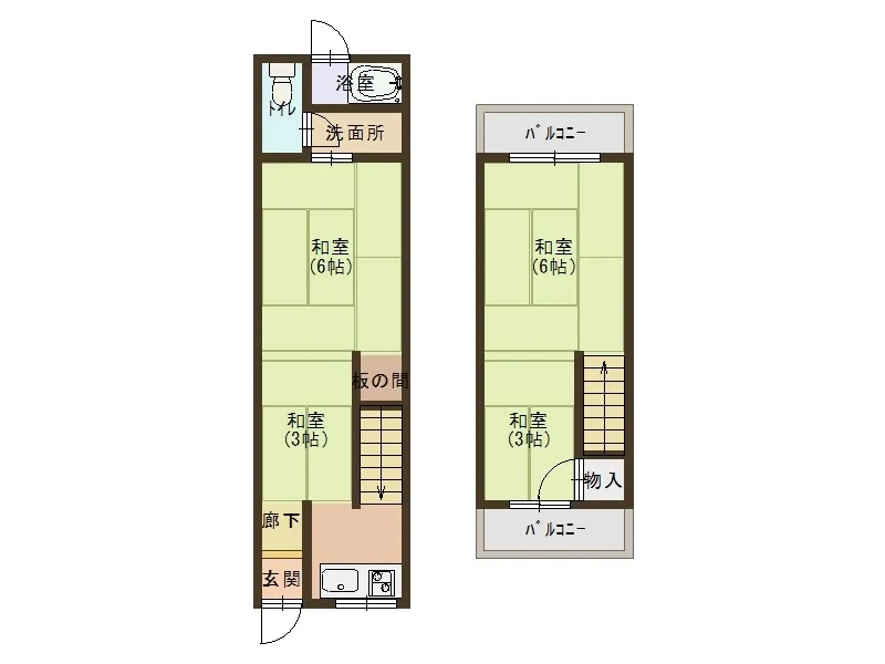 東大阪市若江本町1丁目・連棟長屋